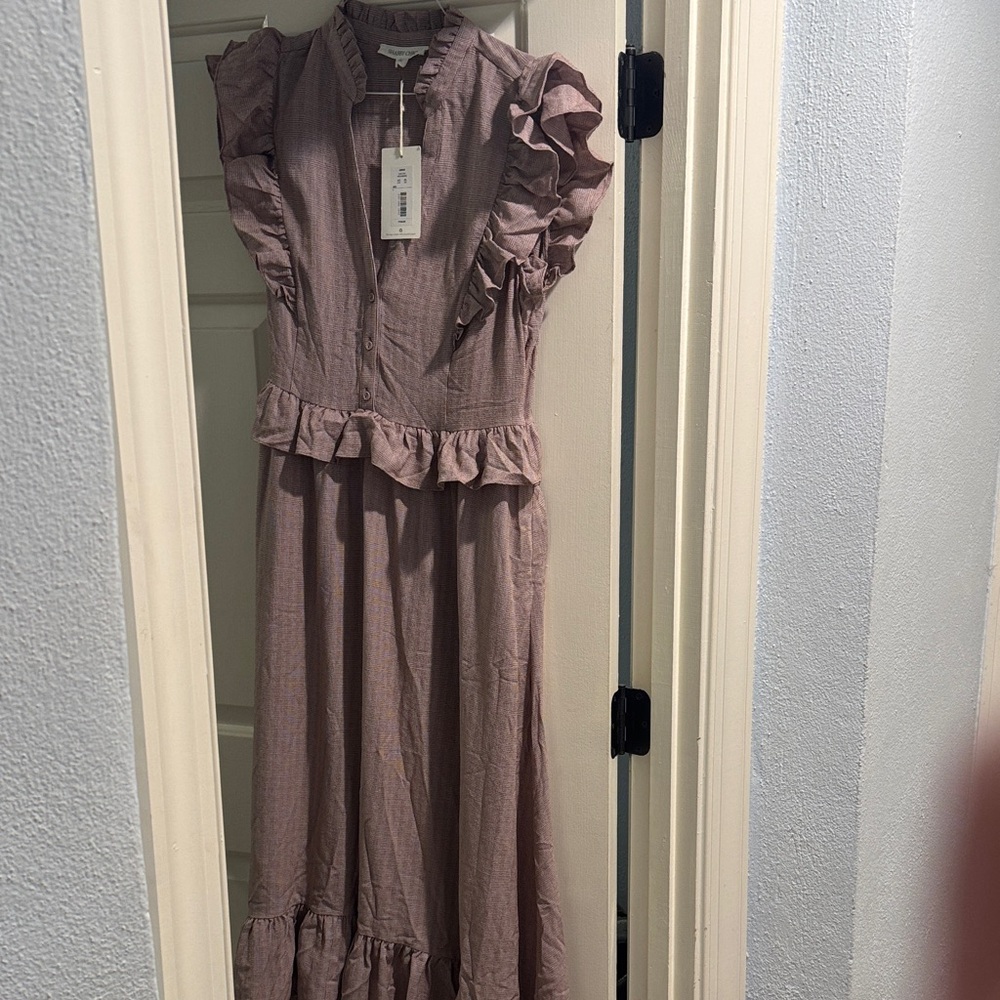 Shabby Chic Mauve Maxi Dress